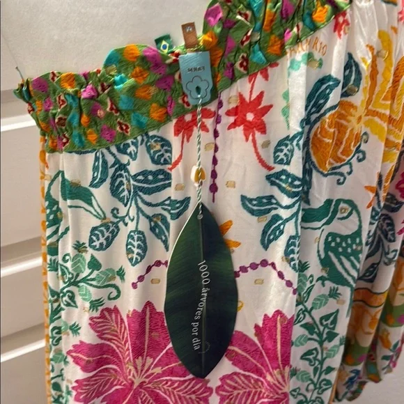 FARM Rio Floral Summer Oasis One-Shoulder Long Dress - Picture 2 of 8